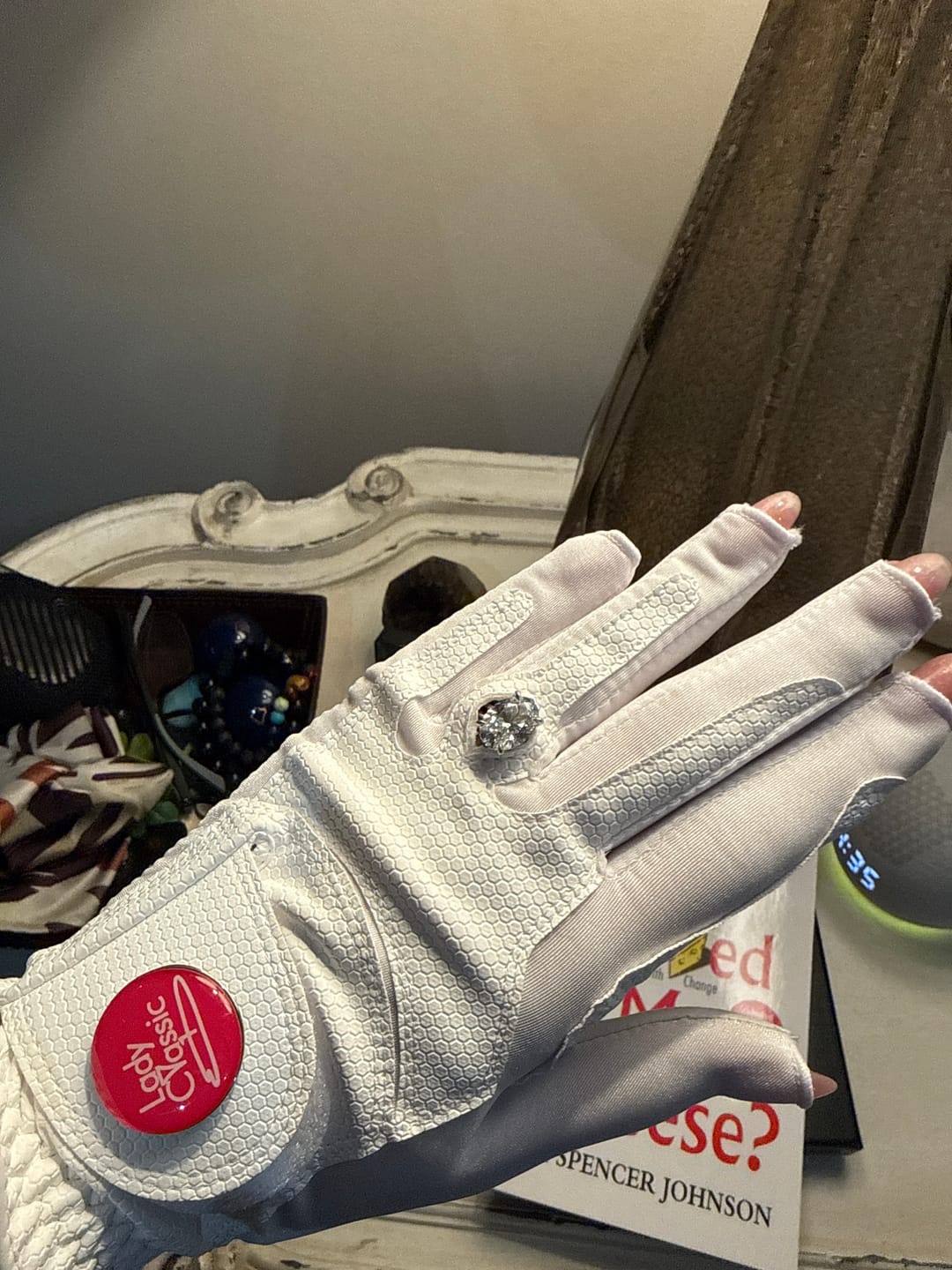 Customer photo review of Lady Classic Nail & Ring Glove