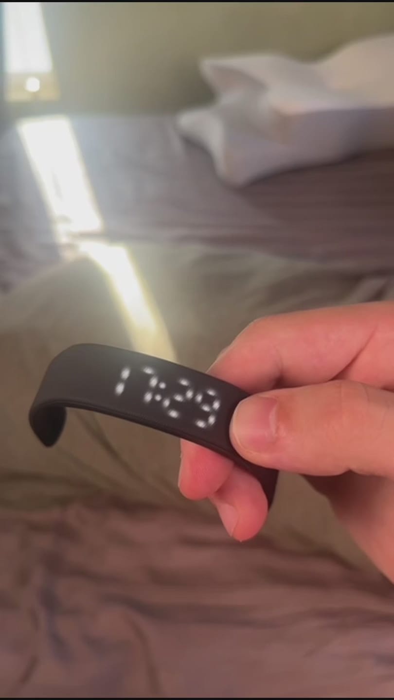 Customer photo review of Bracelet de Réveil Silencieux