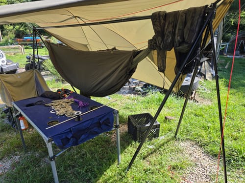Customer photo review of Turtlebug Camper Hammock Stand