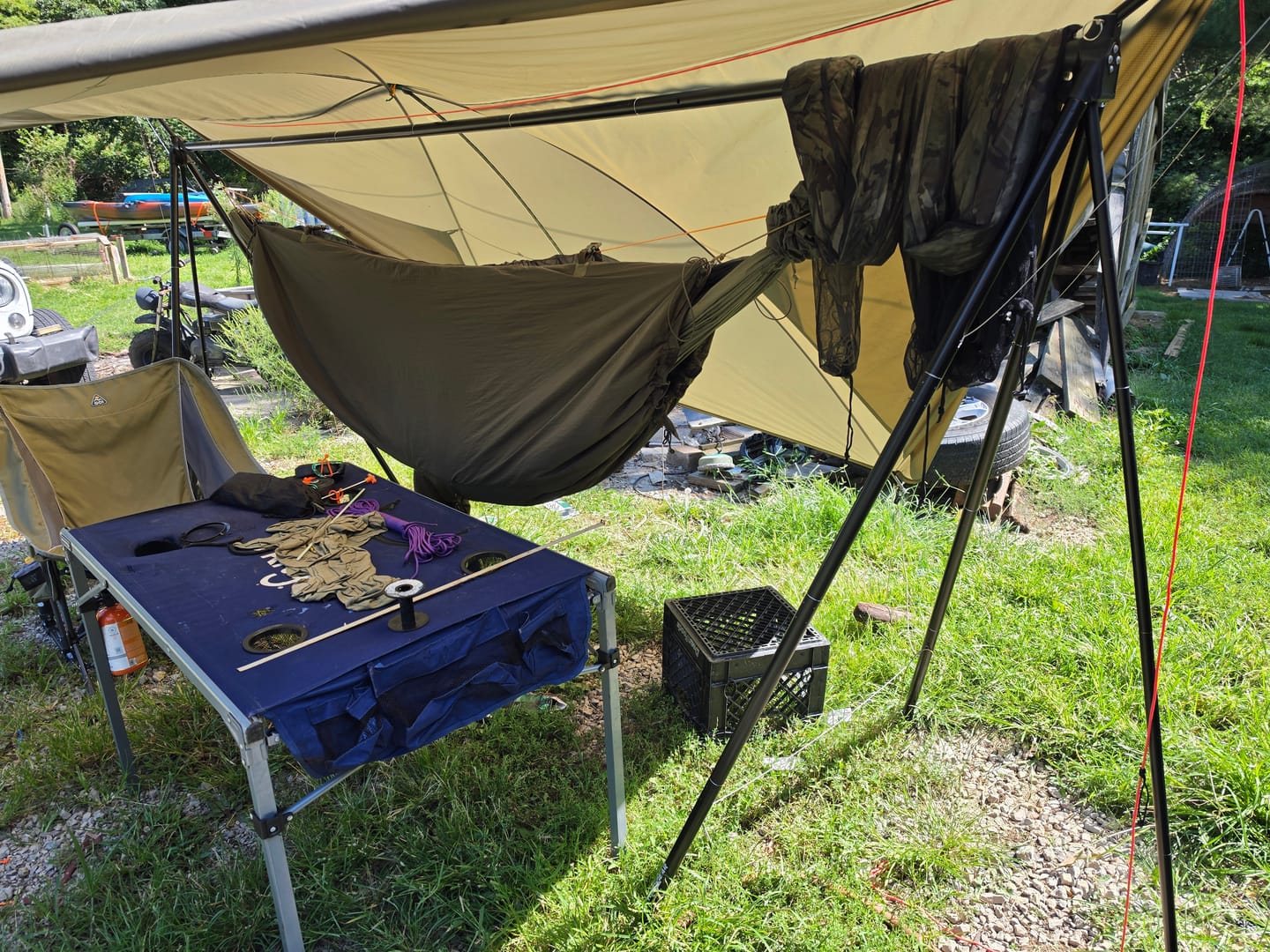 Customer photo review of Turtlebug Camper Hammock Stand