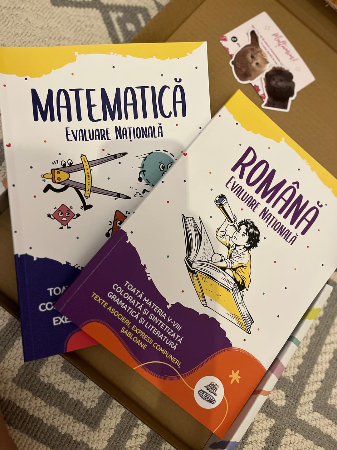 Customer photo review of Carte Română Evaluare Națională - Bacademia (Toată Materia V-VIII: Gramatică și Literatură)