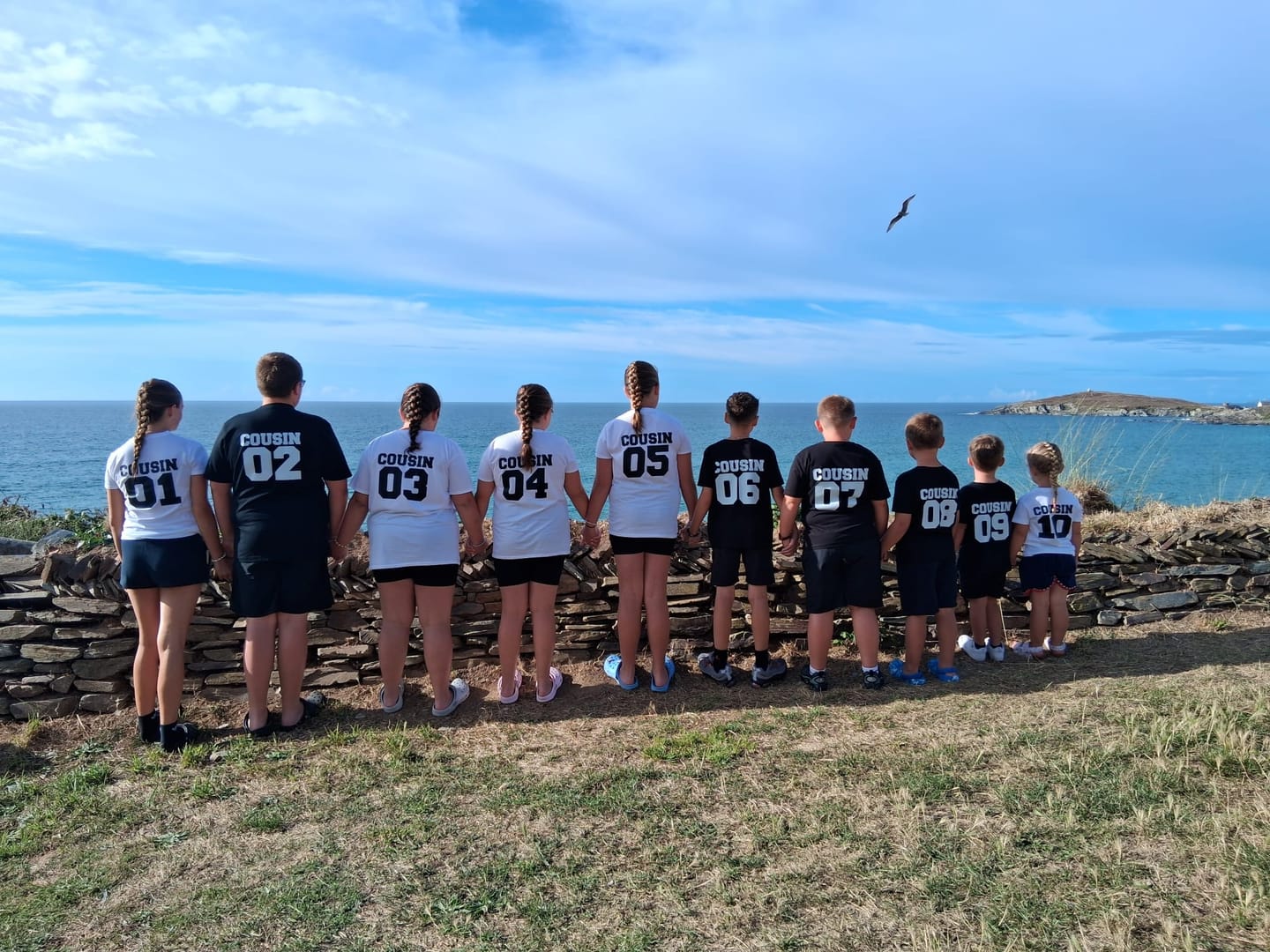 Customer photo review of Cousin Number T-shirts