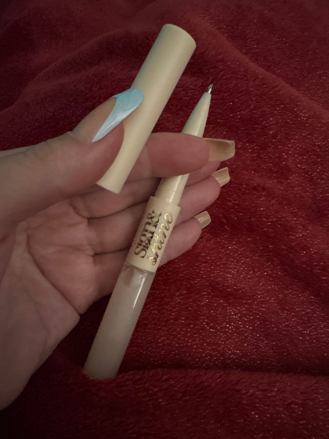 Customer photo review of Back to Business Sign And Shine Lip Oil Pen - PRE-ORDER