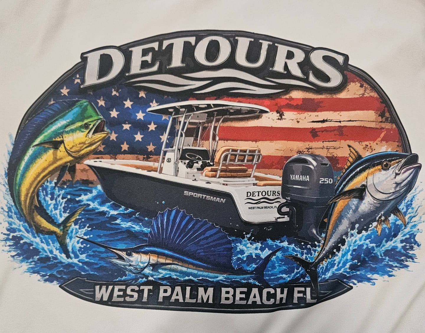 Customer photo review of Custom Dri-Fit Fishing Hoodies
