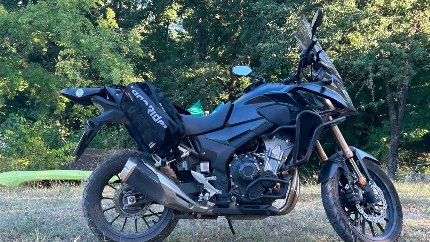 Customer photo review of ADVBags 70 – Rackless Saddle Bags