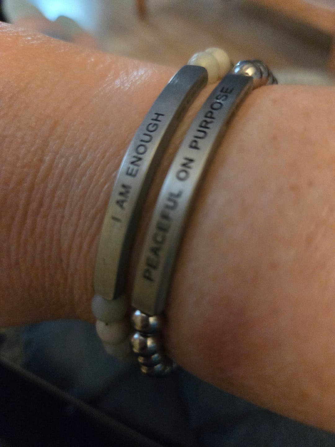 Customer photo review of DROP #9: PEACEFUL ON PURPOSE - BRACELET