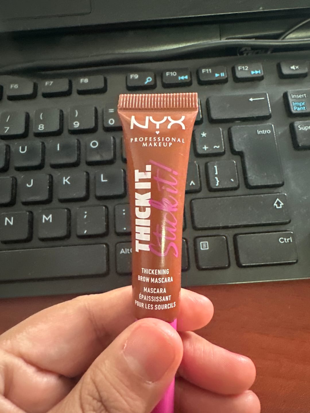 Customer photo review of Thick it Stick it! Thickening Brow Gel Mascara