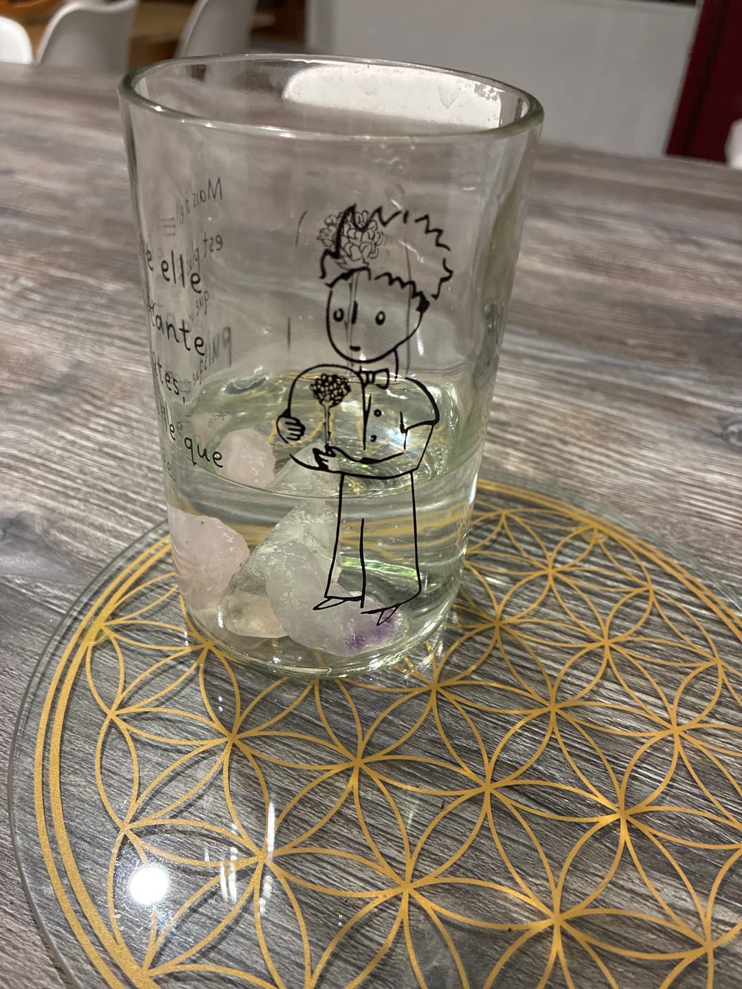 Customer photo review of Le Petit Prince - Set de 4 verres transparents recyclés