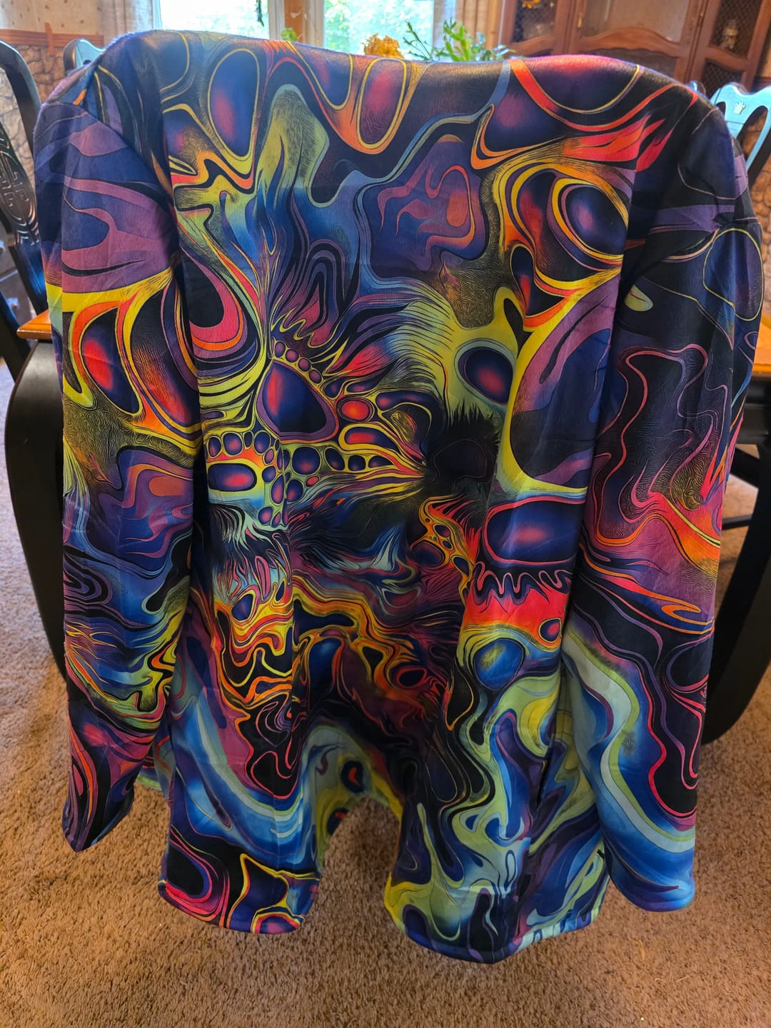Customer photo review of "Still Trippin'" HOODED CLOAK