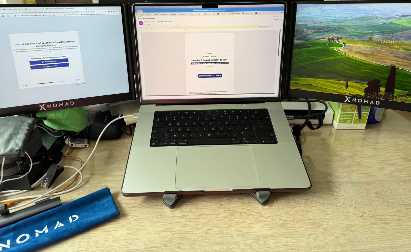 Customer photo review of X4 Pro Max® Double Écran 15,3"