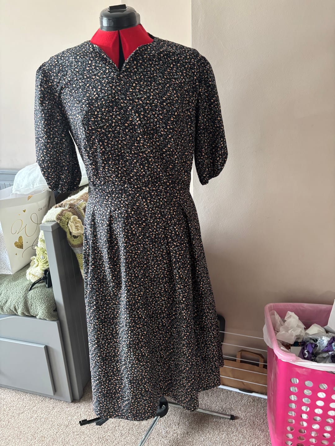Customer photo review of Mini Tulips Cotton Poplin Fabric