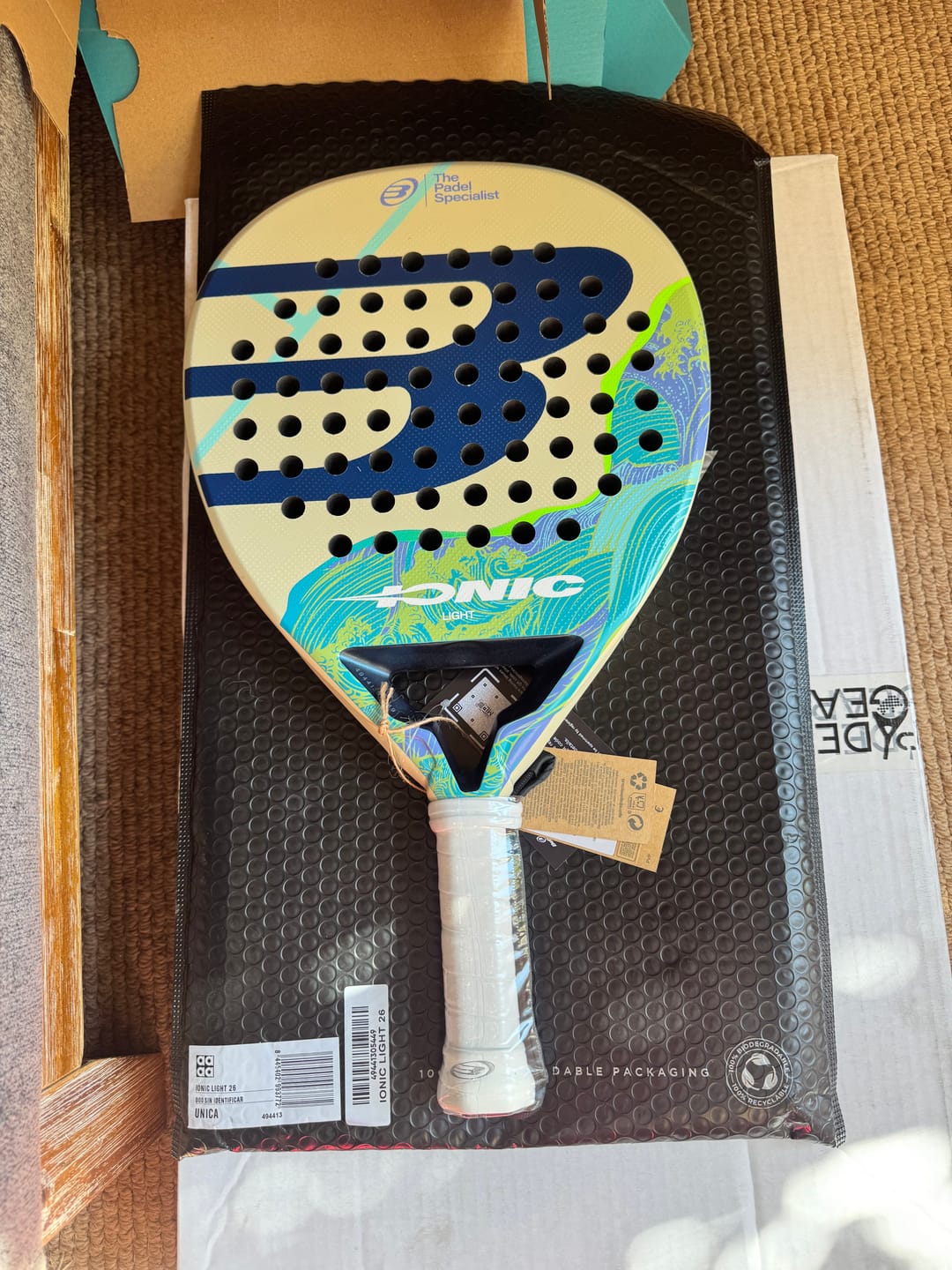 Customer photo review of Bullpadel Ionic Light Padel Racket | 2026