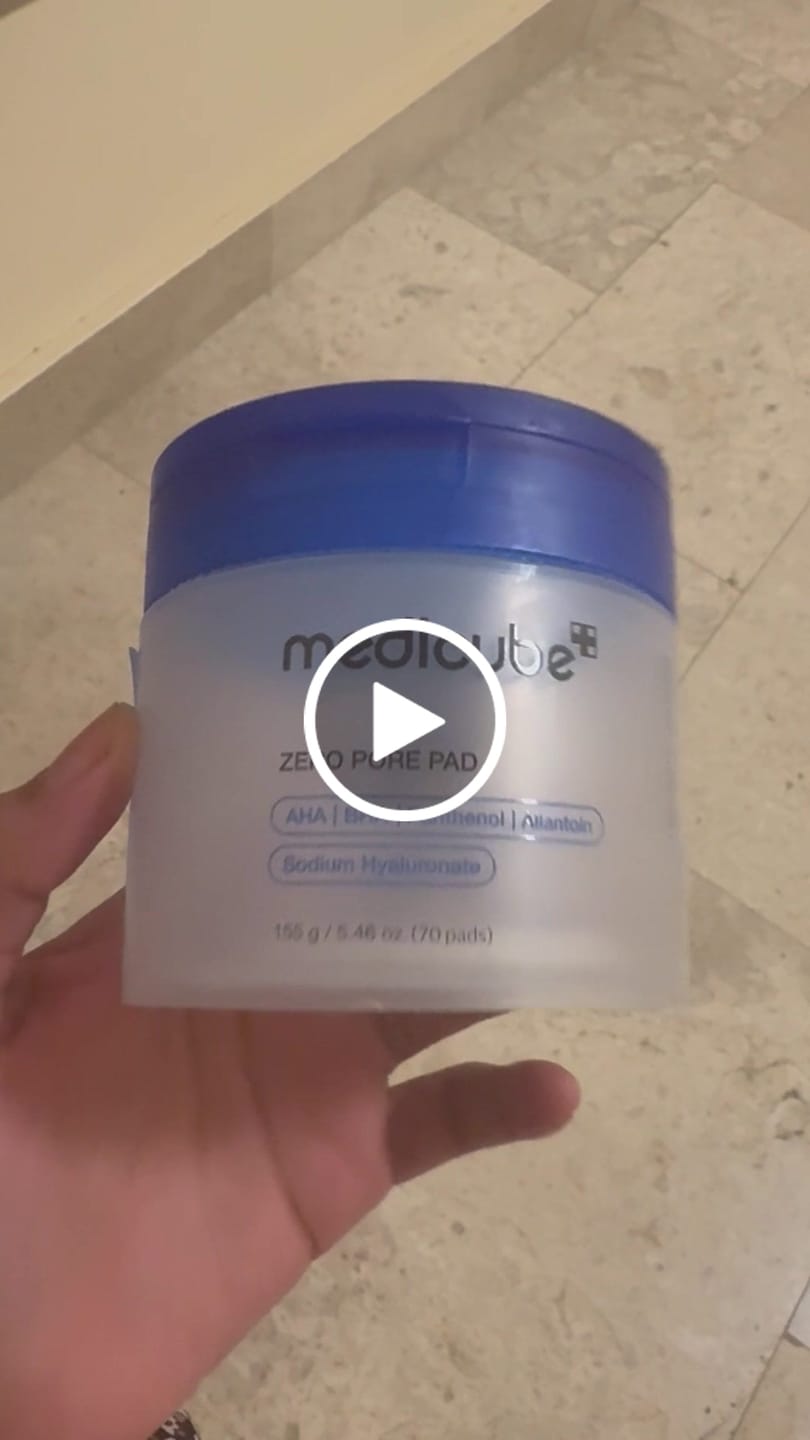 Customer video review of وسادات ميديكيوب زيرو لتضييق المسام وتنظيف البشرة - 70 قطعة