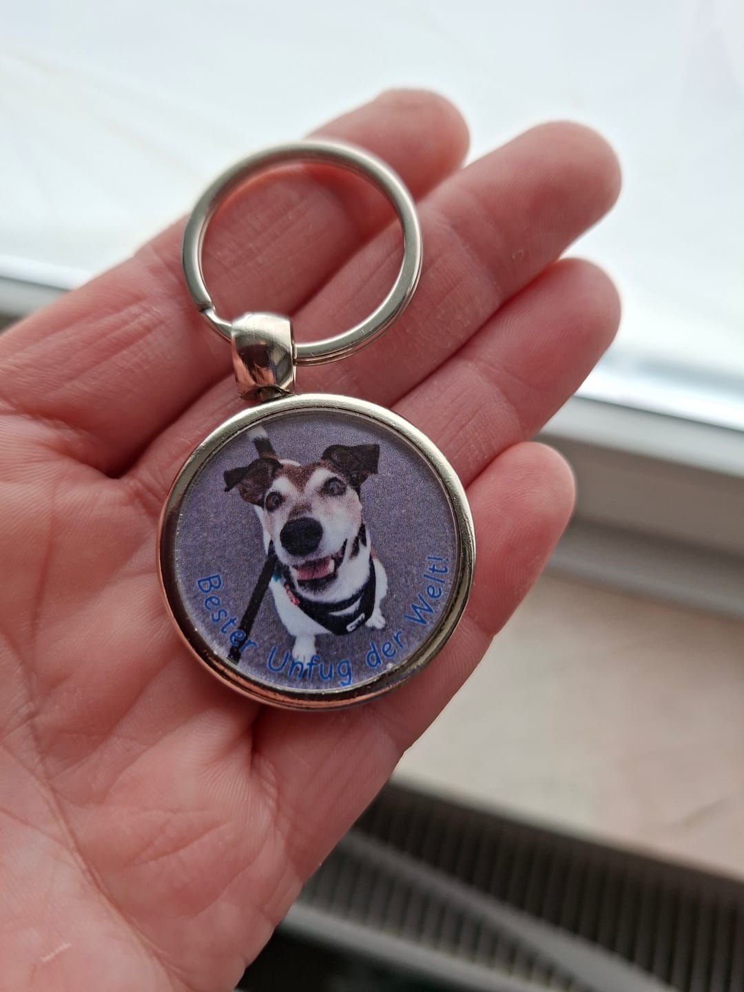 Customer photo review of Schlüsselanhänger mit Hundefoto