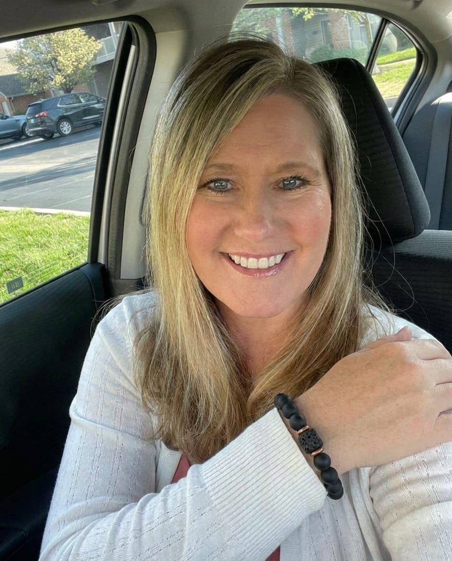 Customer photo review of Volcanic Stone Bracelet