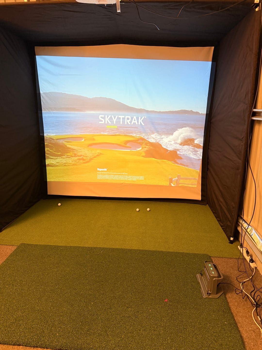 Customer photo review of ST MAX Elite Play Package with 4K Projector & Golf Simulator Bay