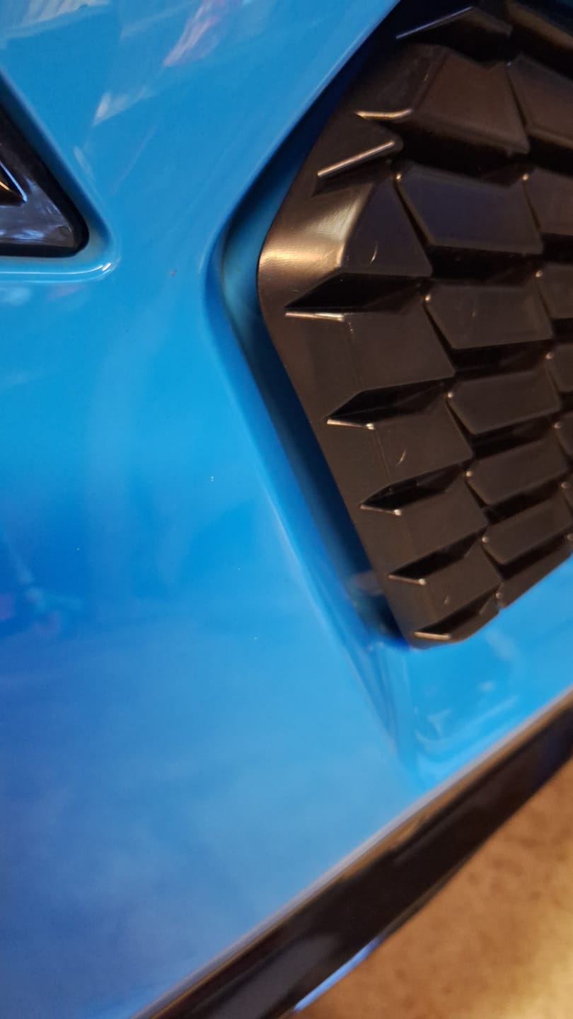 Customer photo review of Chevrolet Corvette C8 License Plate Backing