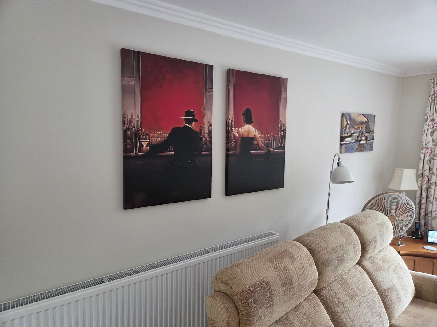 Customer photo review of NOSTALGIA AND MARTINI CANVAS
