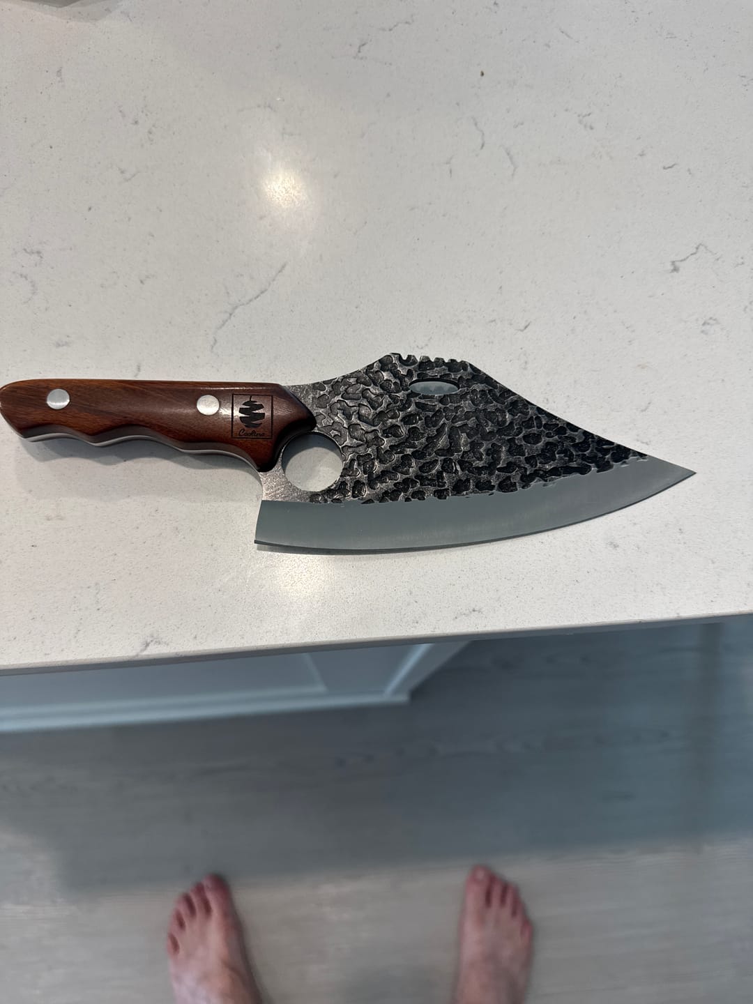 Customer photo review of Gator 7.6" Butcher Knife