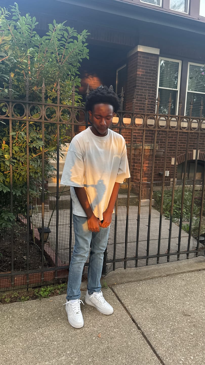 Customer photo review of Godspeed Vital Necessi Tee Light Blue