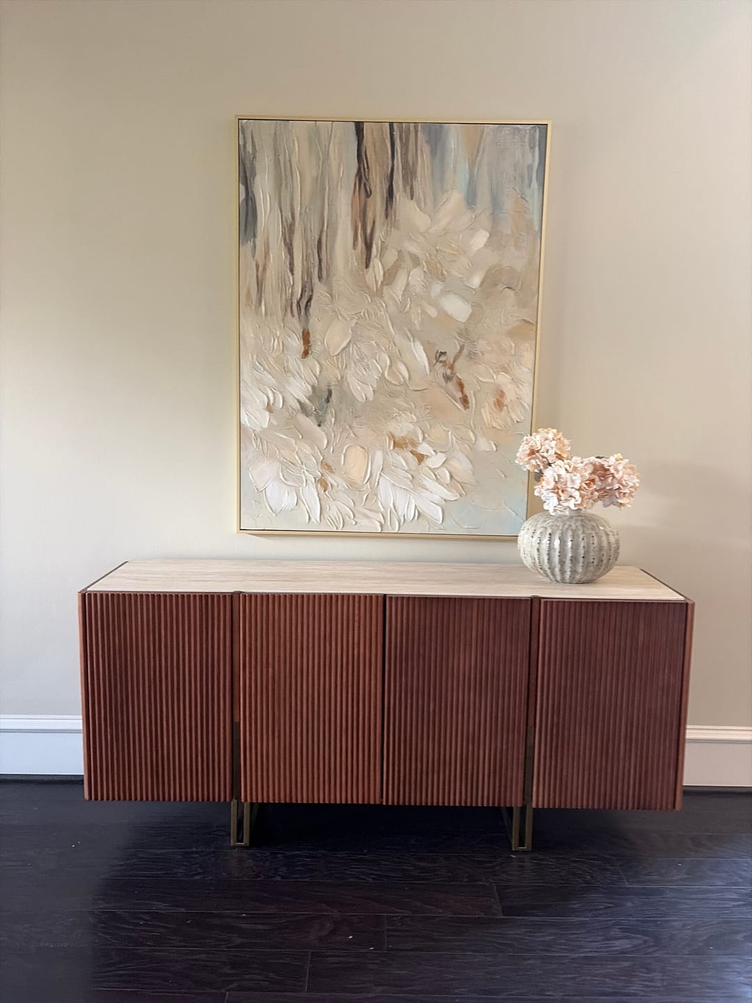 Customer photo review of Flower & Tree Abstract Textured Wall Art #ML120
