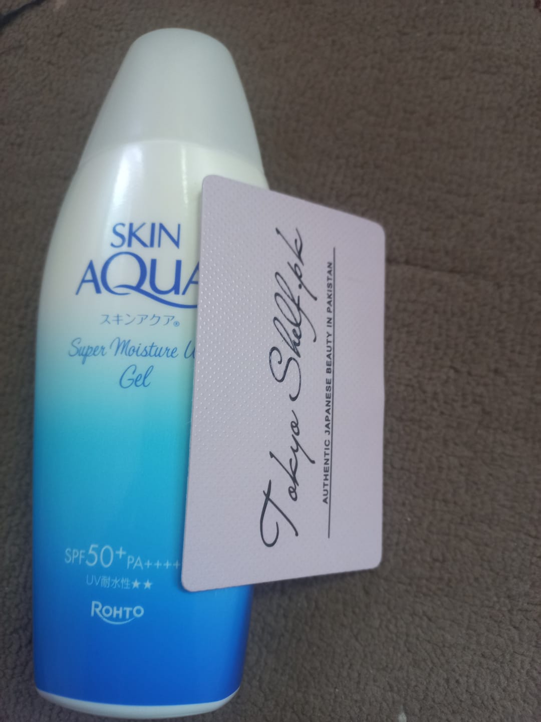 Customer photo review of Skin Aqua Super Moisture UV Gel 110g – Value Size Sunscreen SPF50+ PA++++