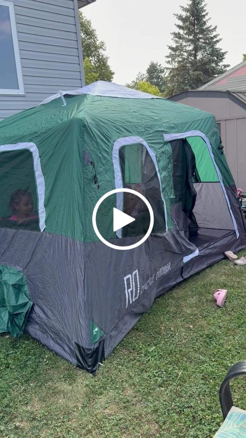 Customer video review of 2-Step Cabin Tent