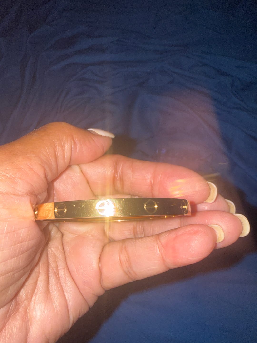 Customer photo review of Love Cuff Bracelet