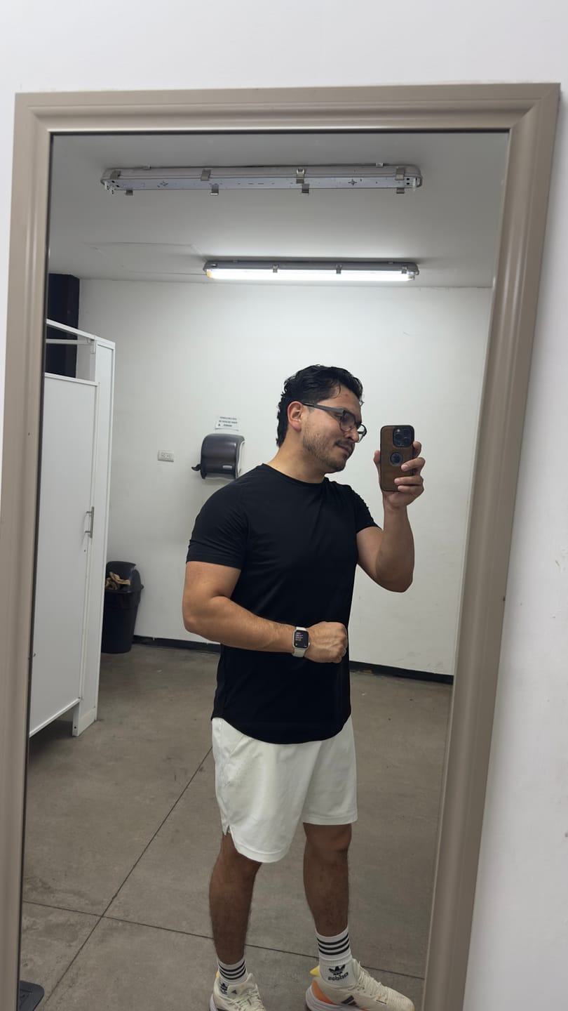 Customer photo review of Lyocell Training Tee - Black