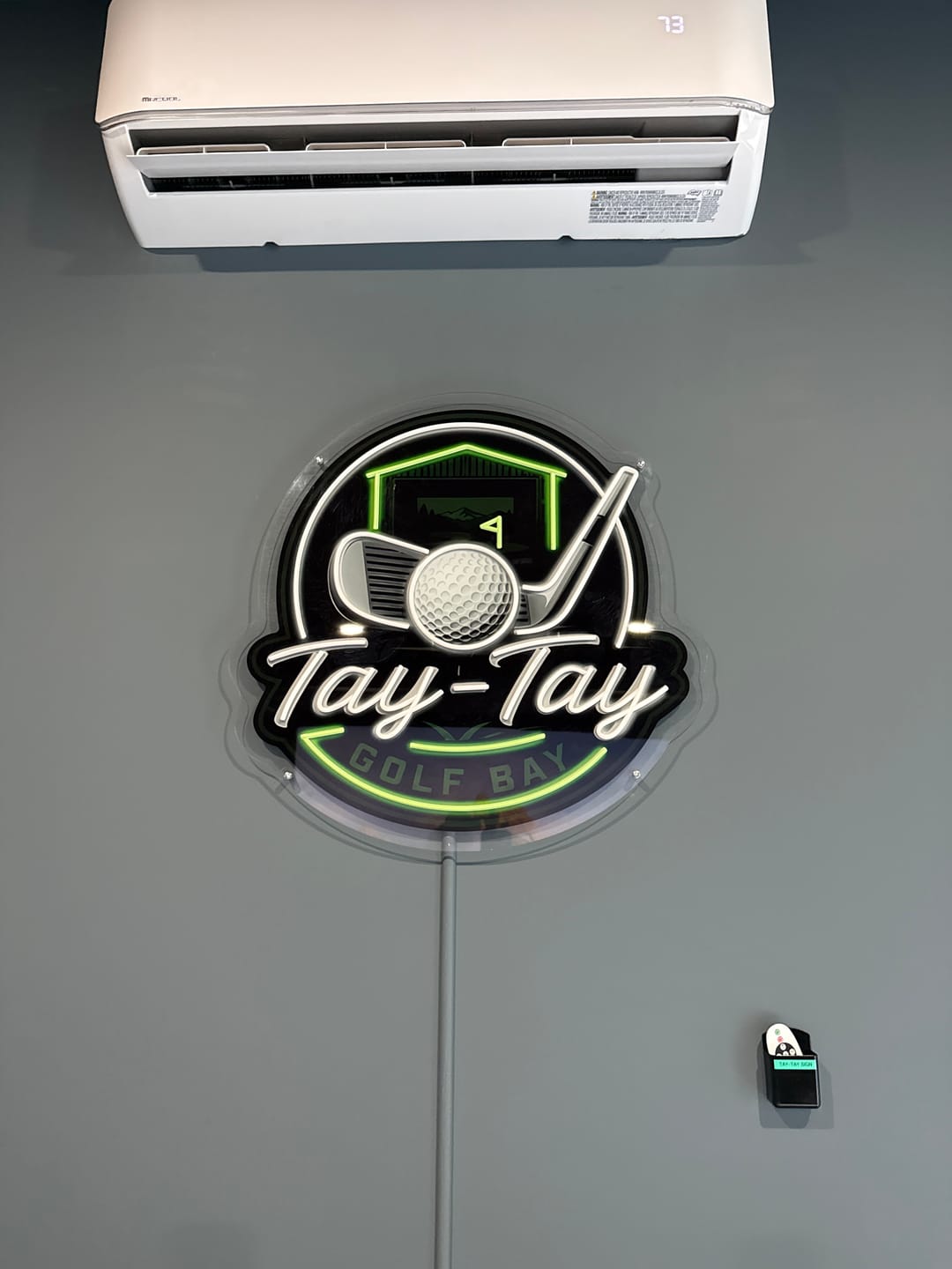 Customer photo review of Tay-tay - Premium Neon Artwork