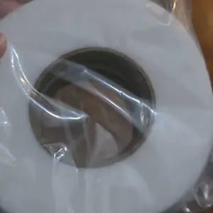 Customer photo review of Adesivo Tessile Senza Cuciture Nastro Termoadesivo Bianco