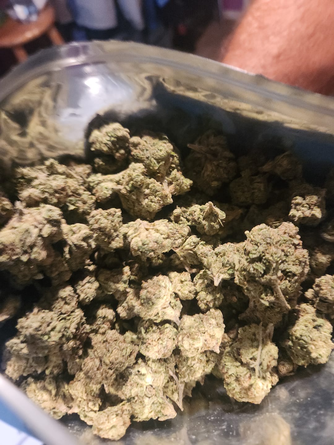 Customer photo review of Blue Sharpiez THCA Flower