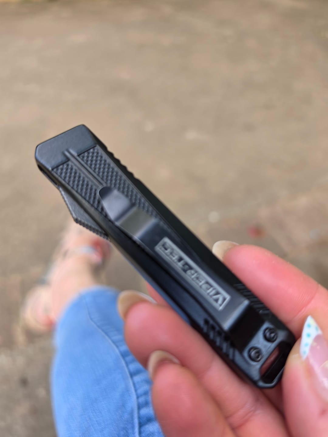 Customer photo review of VT Mini Stinger OTF Knife