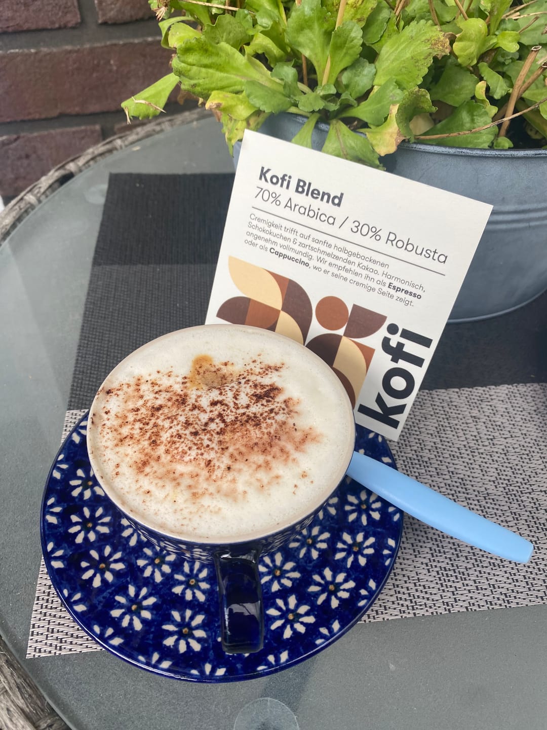 Customer photo review of Probierpaket Spezialitätenkaffee Cappuccino & Co. 3x250g