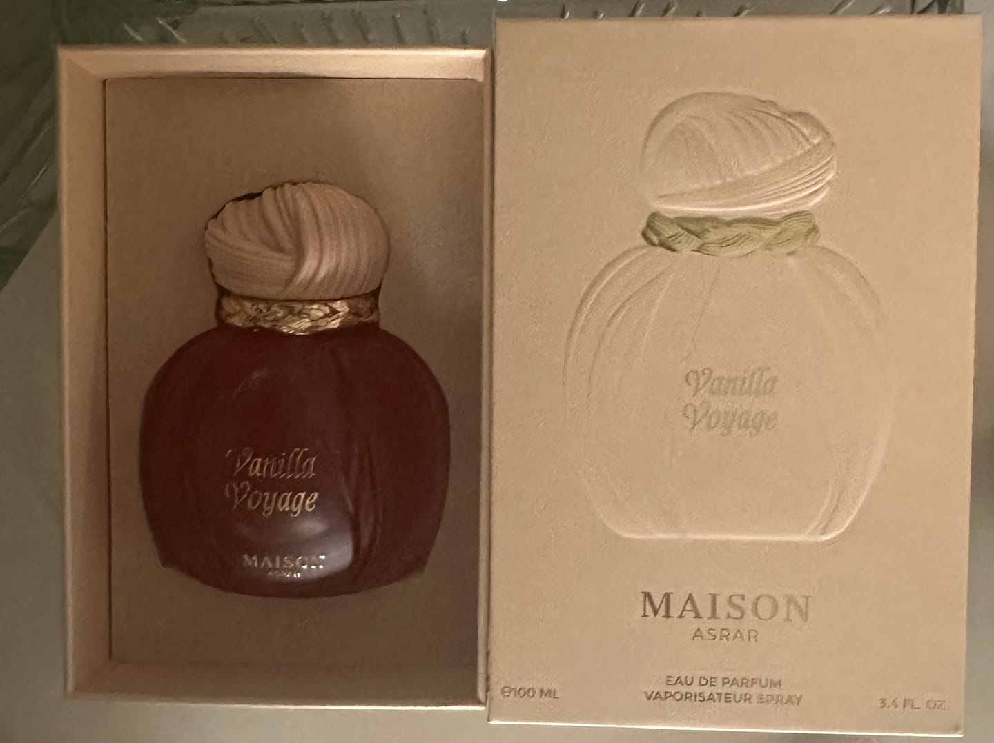 Customer photo review of PERFUME VANILLA VOYAGE MAISON ASRAR - 100ML