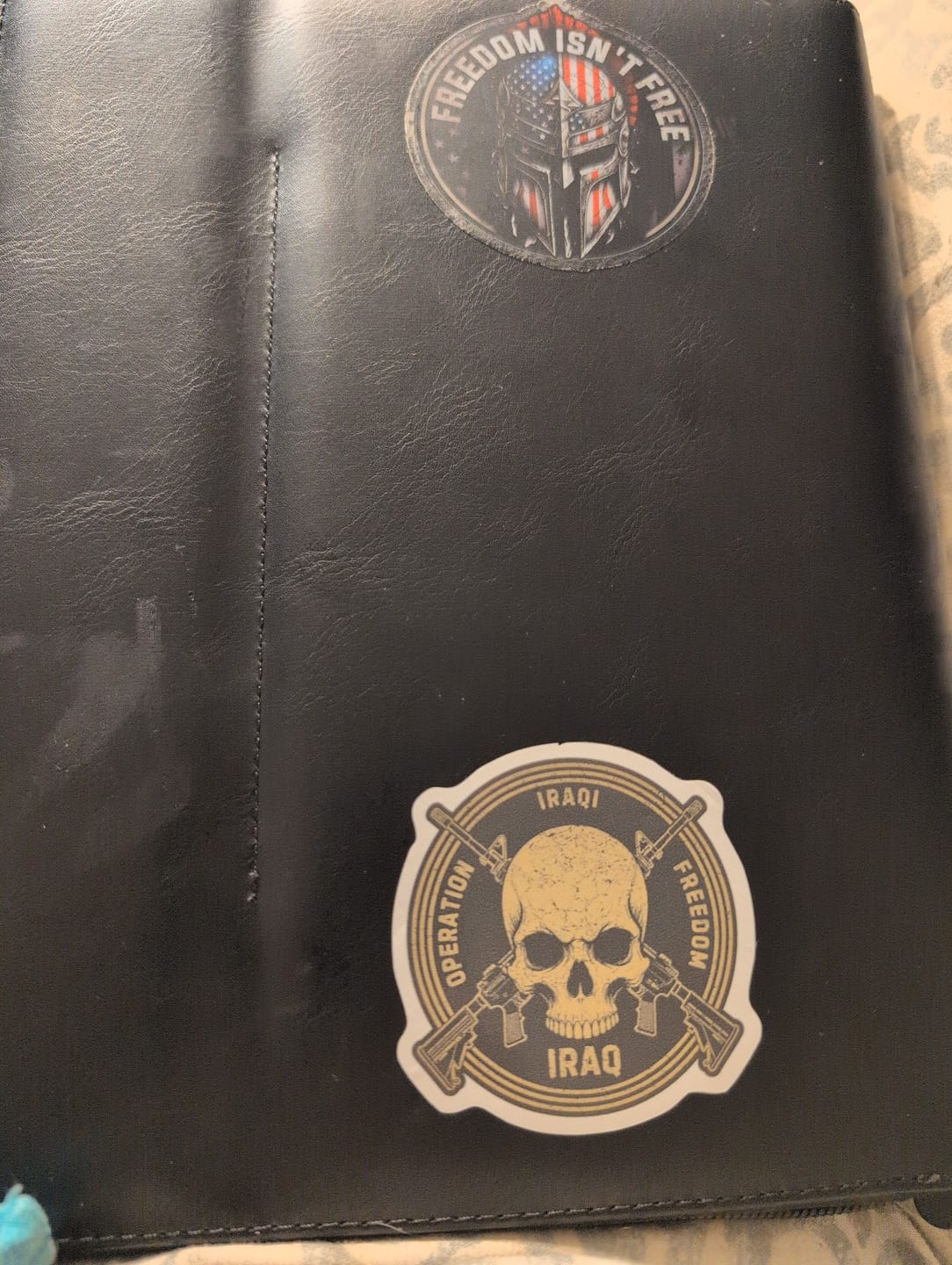 Customer photo review of Skull & Carbines Icon - OIF Sticker