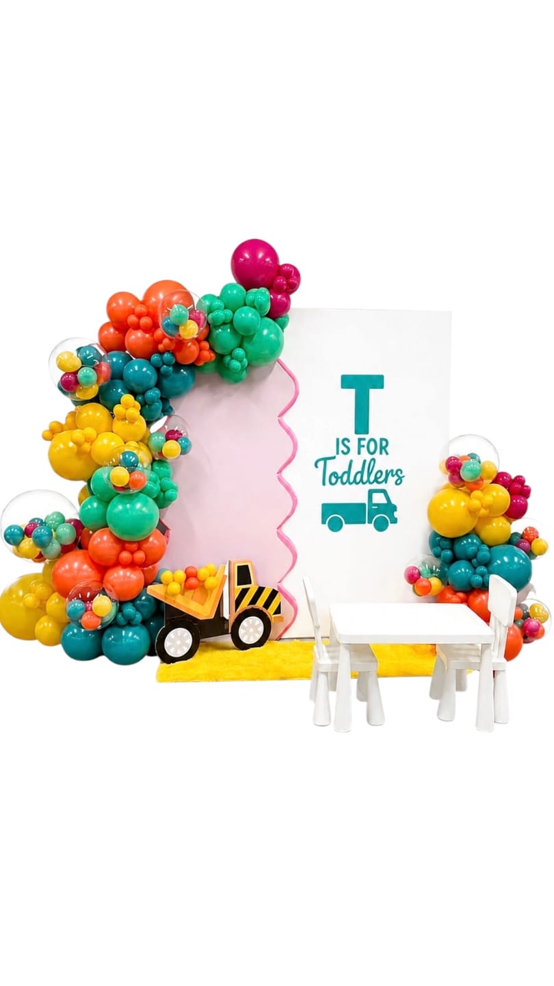 Customer photo review of Party Backdrop Stand Party Decor Baby Shower Birthday Rectangular Wall Stand