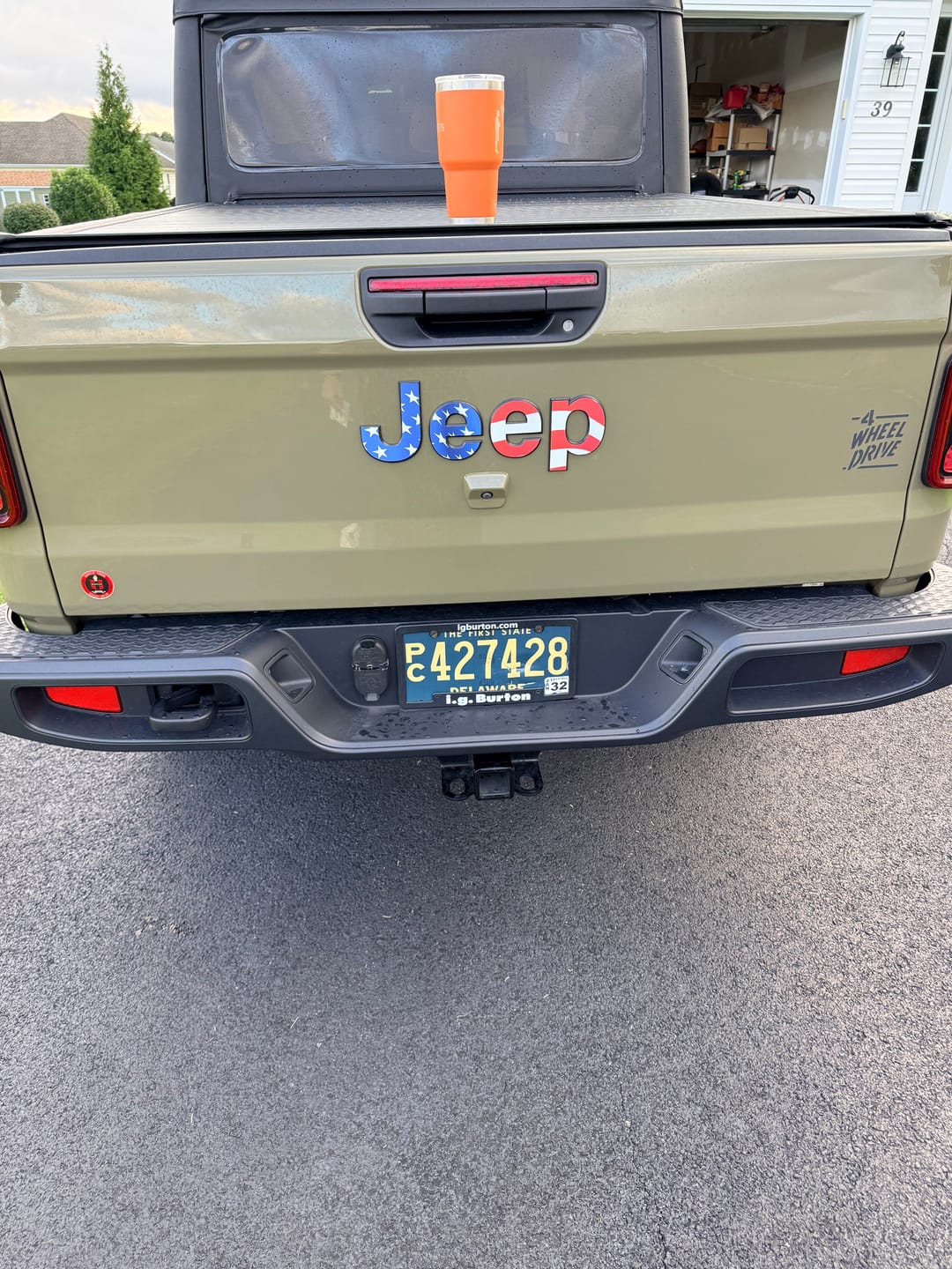 Customer photo review of JEEP Gladiator Emblem Overlay Decal Set | Fits 2020+ Jeep Gladiator