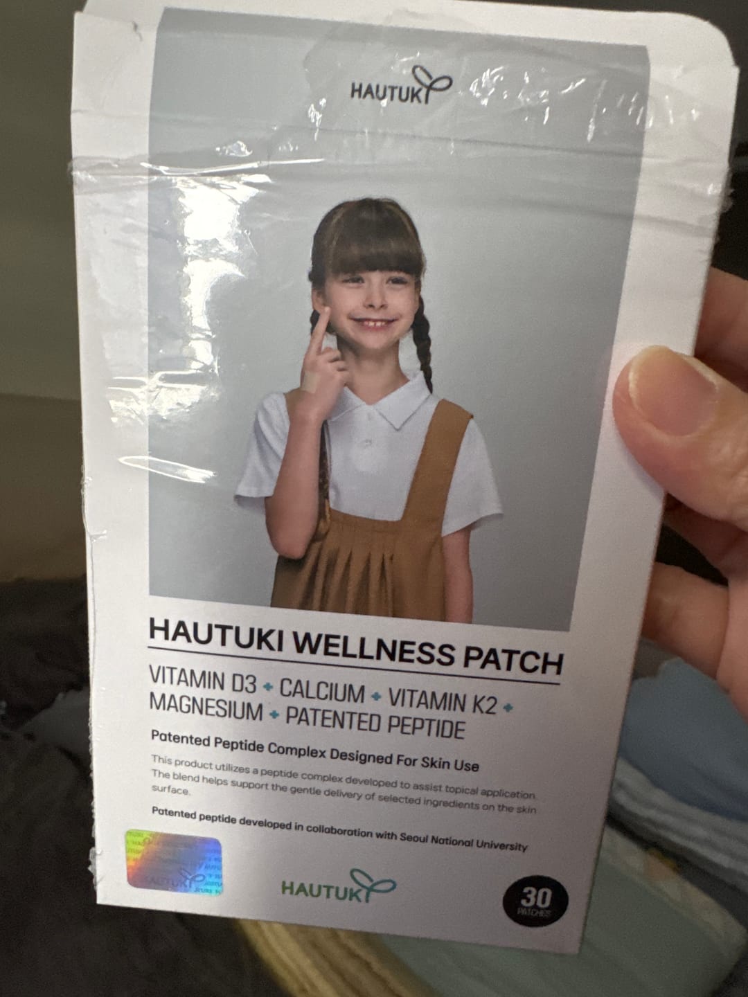 Customer photo review of HAUTUKI Wellness Patch - 10 Month Supply (10Box) 50% OFF
