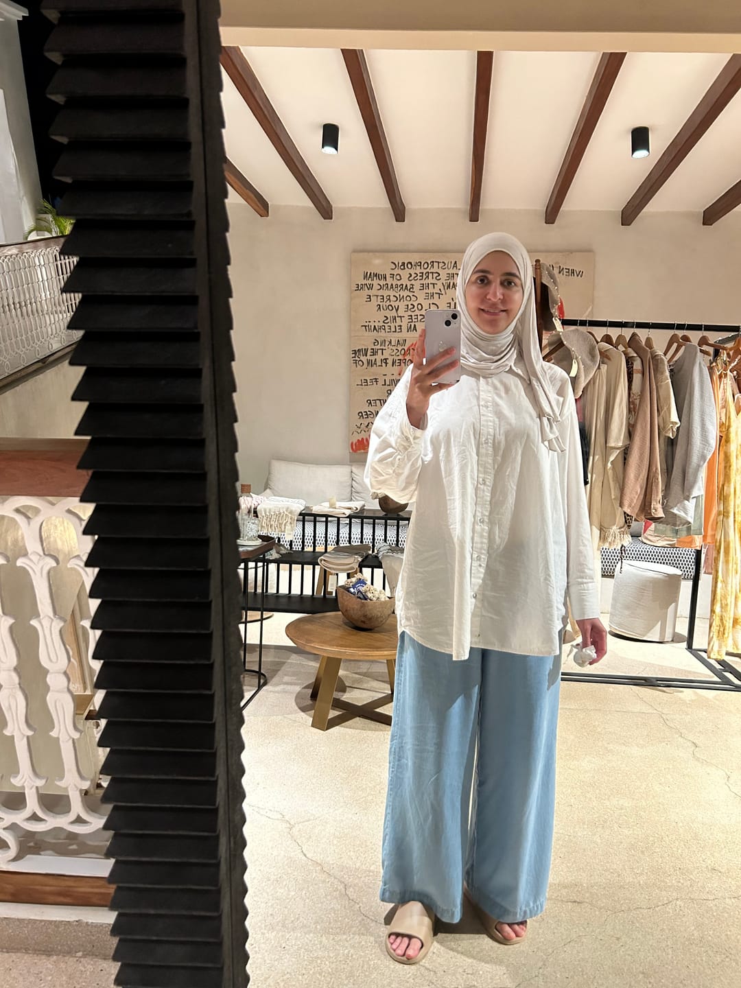 Customer photo review of Emirati Cotton Mini Hijab