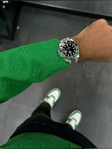 Customer photo review of GMT Master II Sprite Bezel Steel Mens Watch 126720