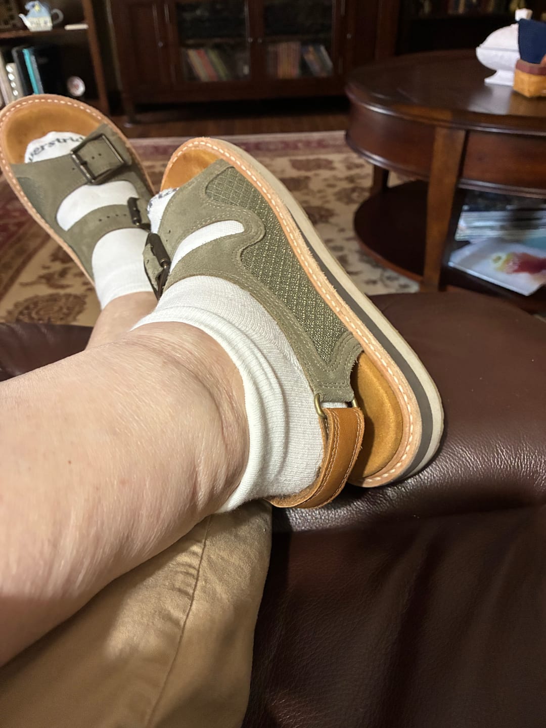 Customer photo review of Ankle Bamboo Compression Socks