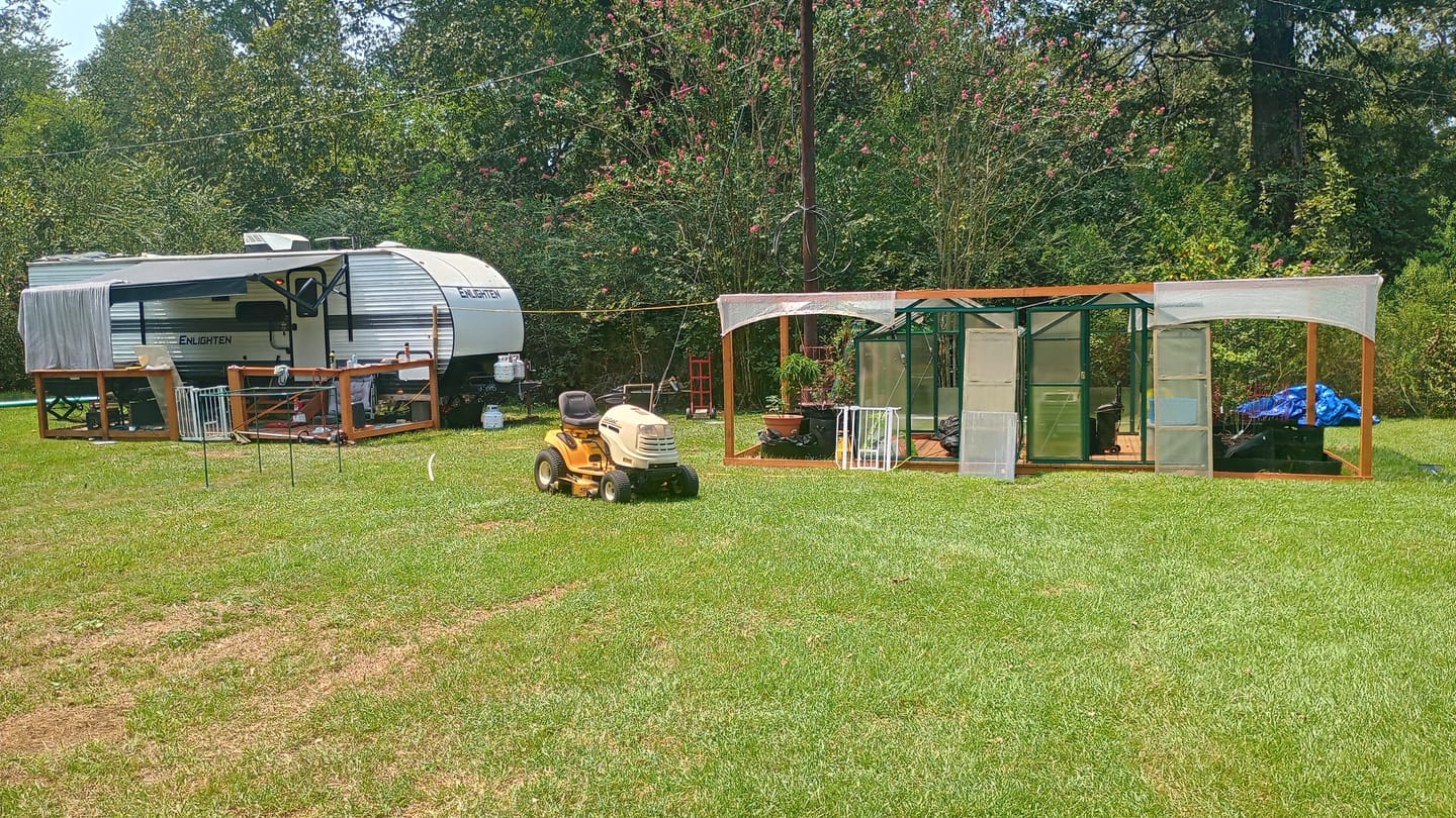 Customer photo review of 50% Shade Cloth