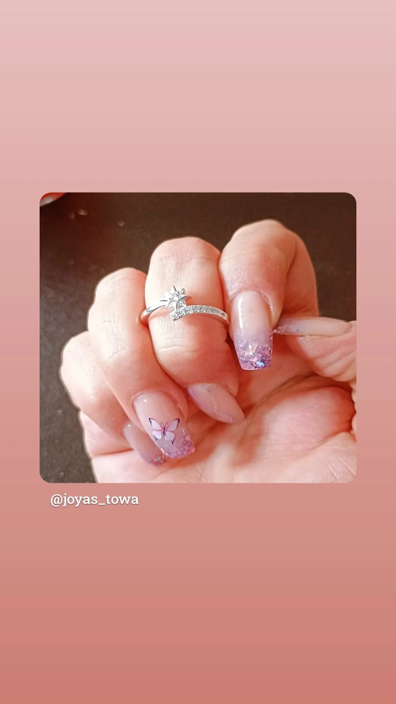 Customer photo review of Anillo Estrella Fugaz Circones