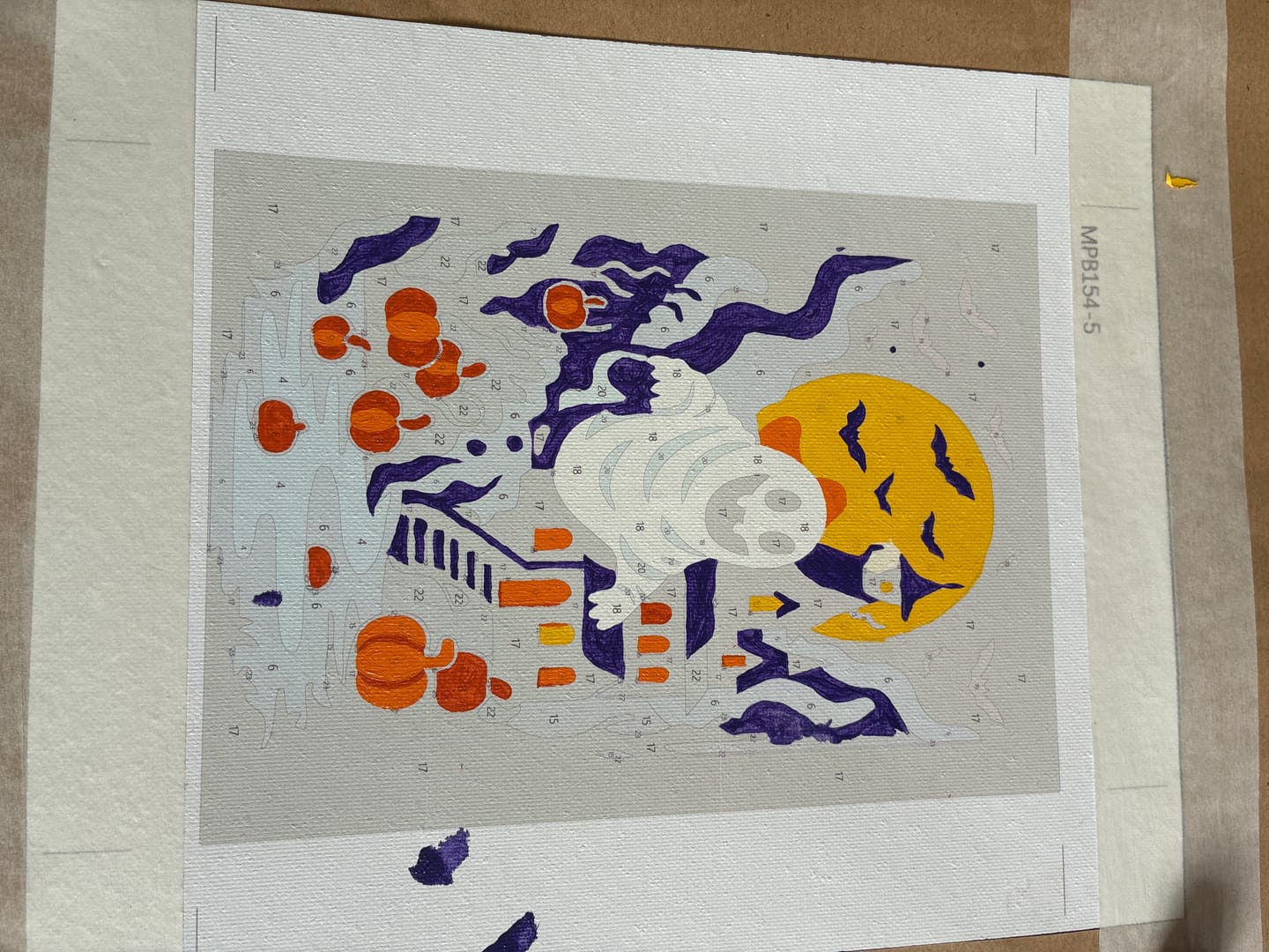 Customer photo review of 6 Mini Paintings - Halloween Vibes