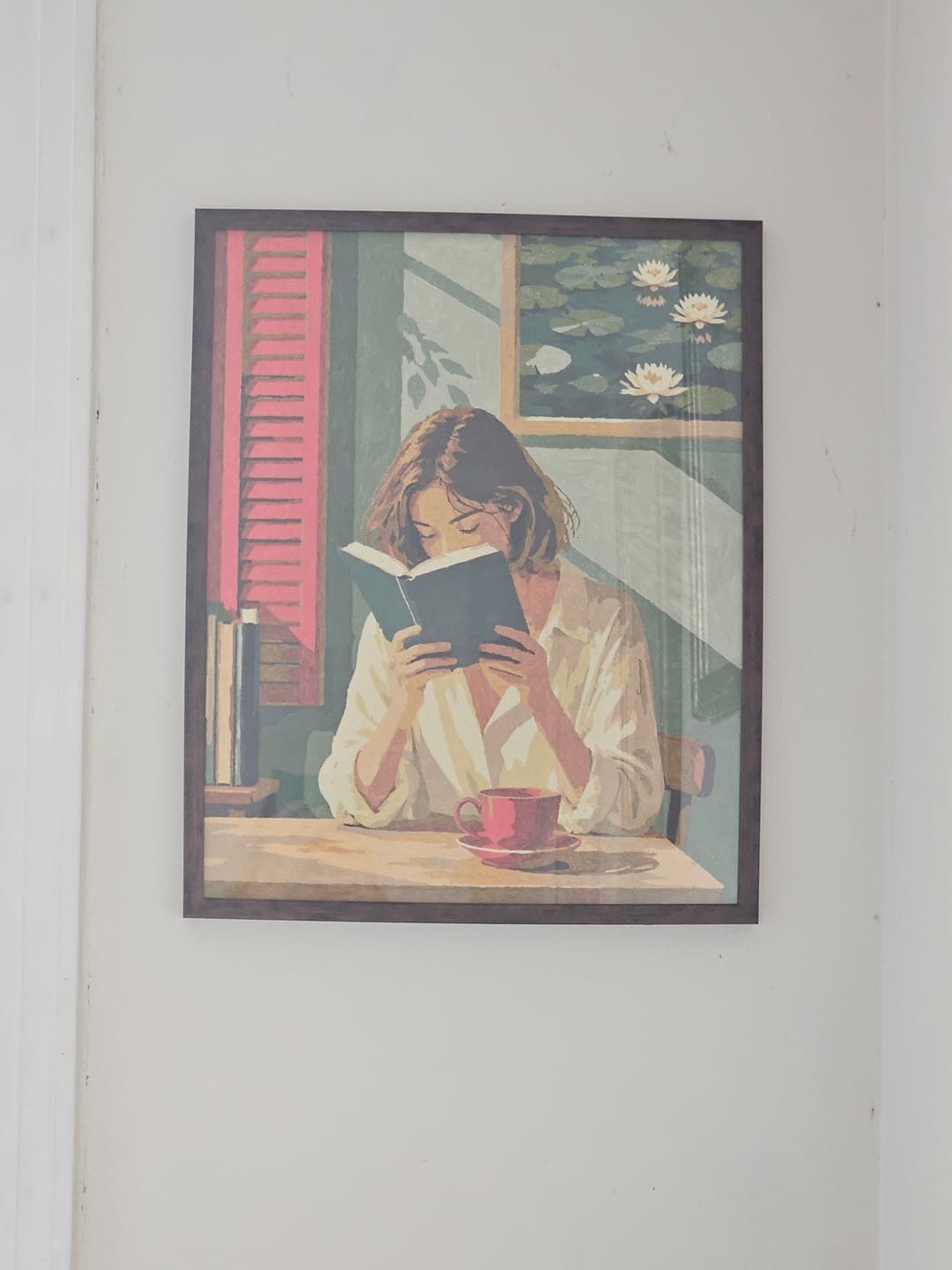 Customer photo review of Cafe Readings | Paint by Number