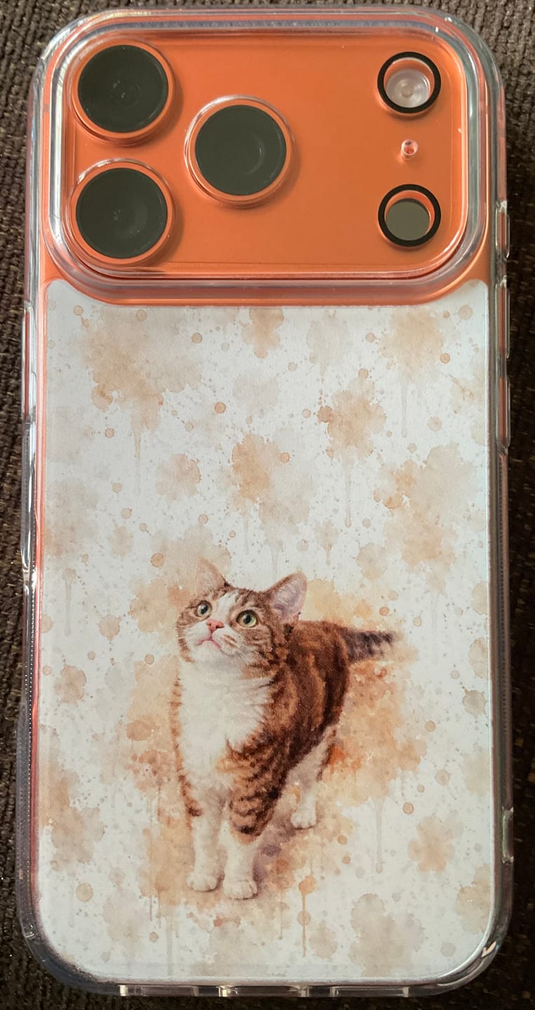 Customer photo review of Personalized Phone Case - Watercolor Realistic Portrait