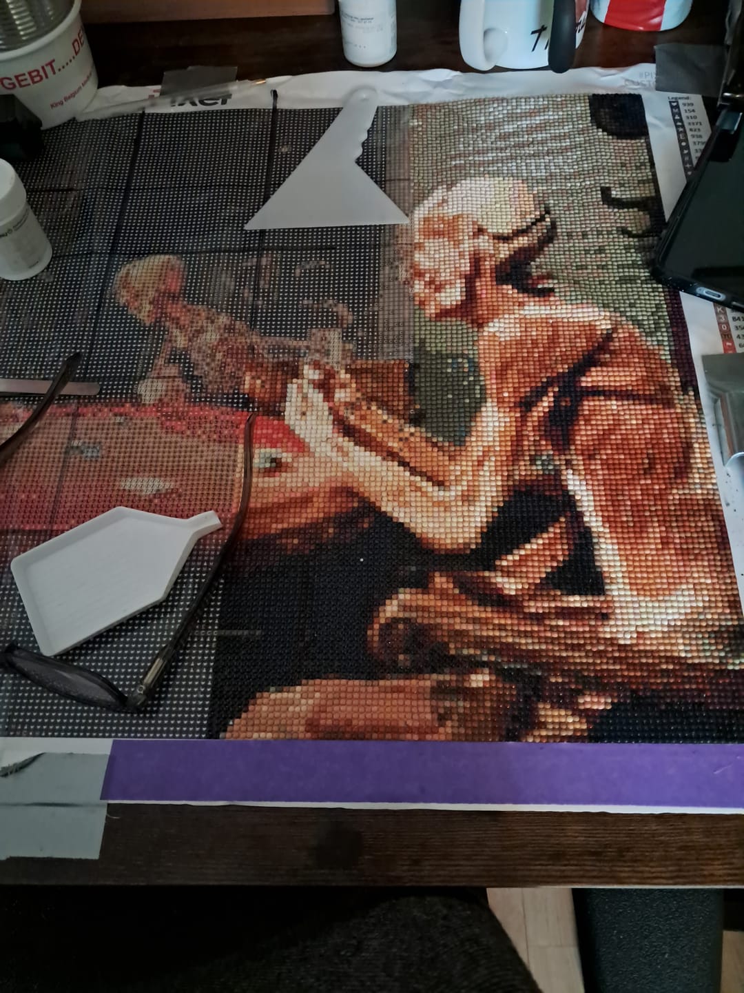 Customer photo review of Diamond Painting Eigen Foto - Snelle Levering