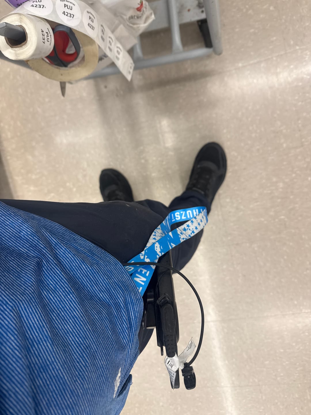 Customer photo review of TEAL STARS LANYARD