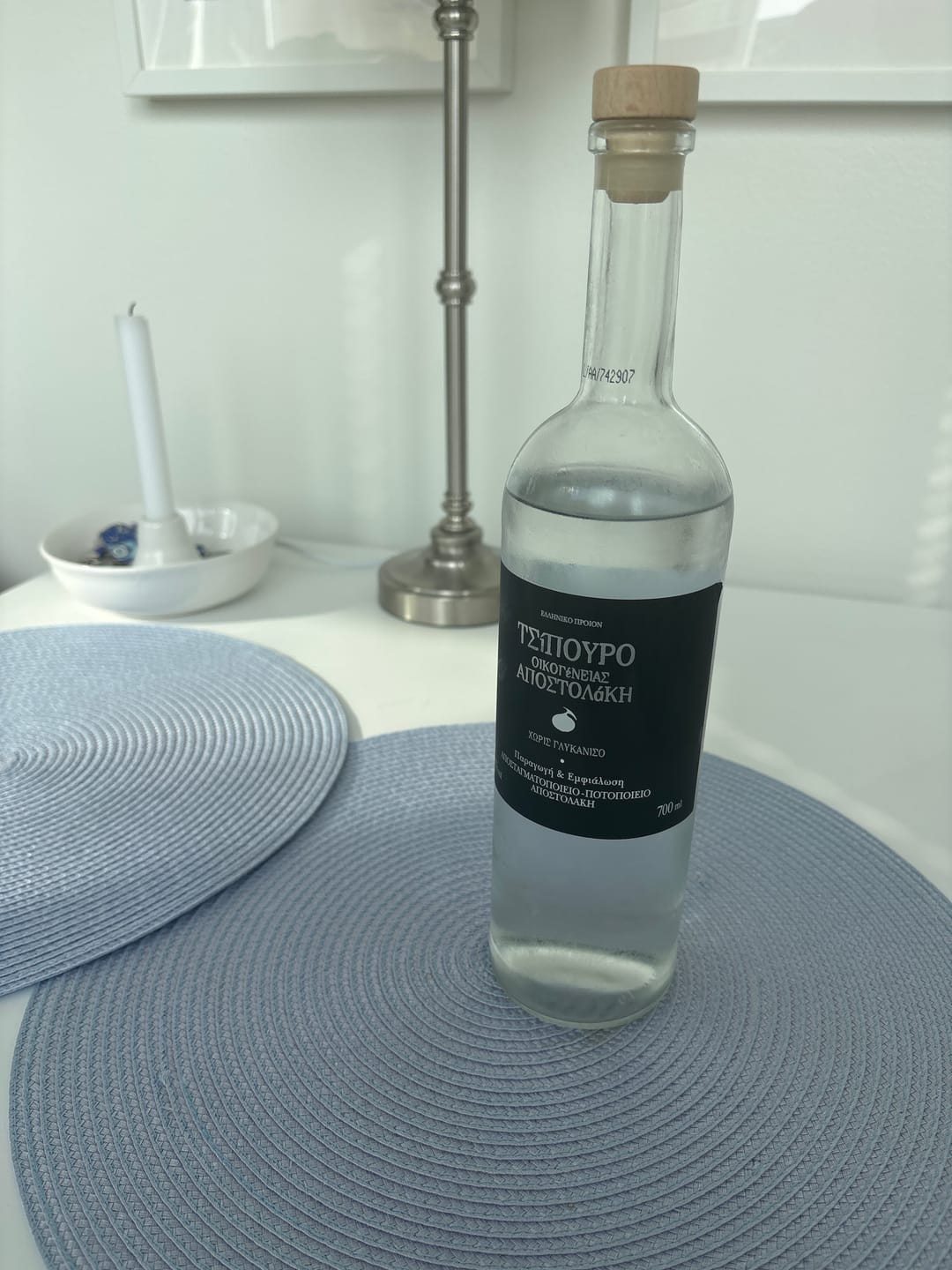 Customer photo review of Tsipouro without anise Apostolaki - 700ml